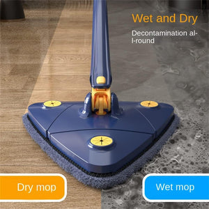 360° Rotating Adjustable Mop – Self-Wringing Triangular Floor Cleaner shoprista