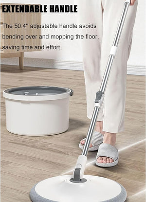 360° Spin Cleaning Mop with Dual-Bucket System – Hands-Free Floor Cleaning Made Easy shoprista